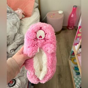 NWT: Pink Care-bear Slippers